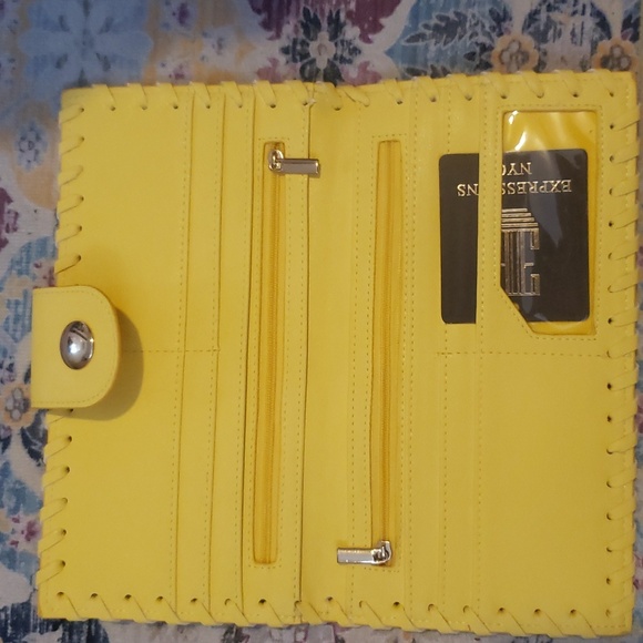 Yellow wallet/clutch purse - Picture 2 of 3